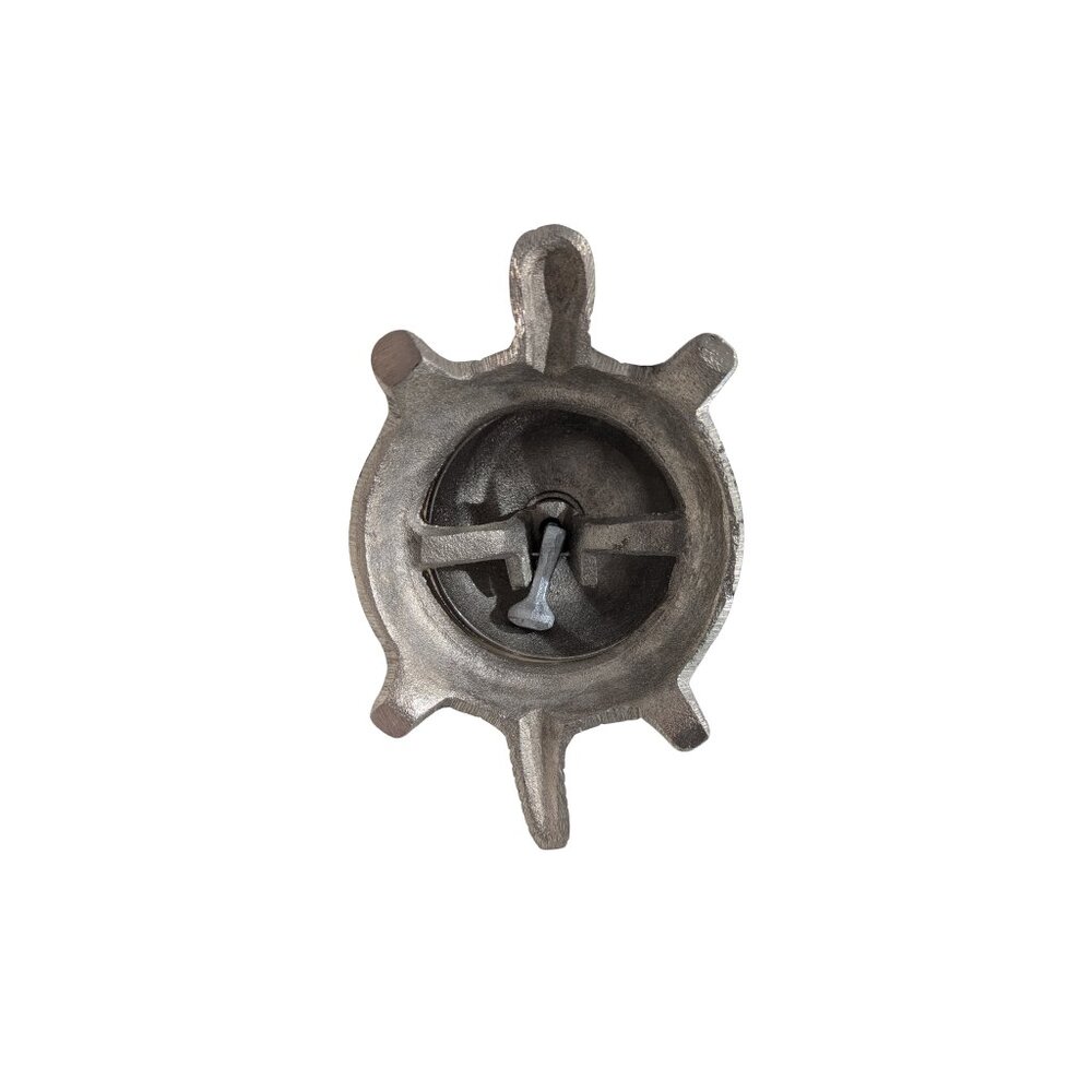Handcrafted Metal Turtle Desk Bell | Namaste India | Zen Home Decor - Picture 4 of 7
